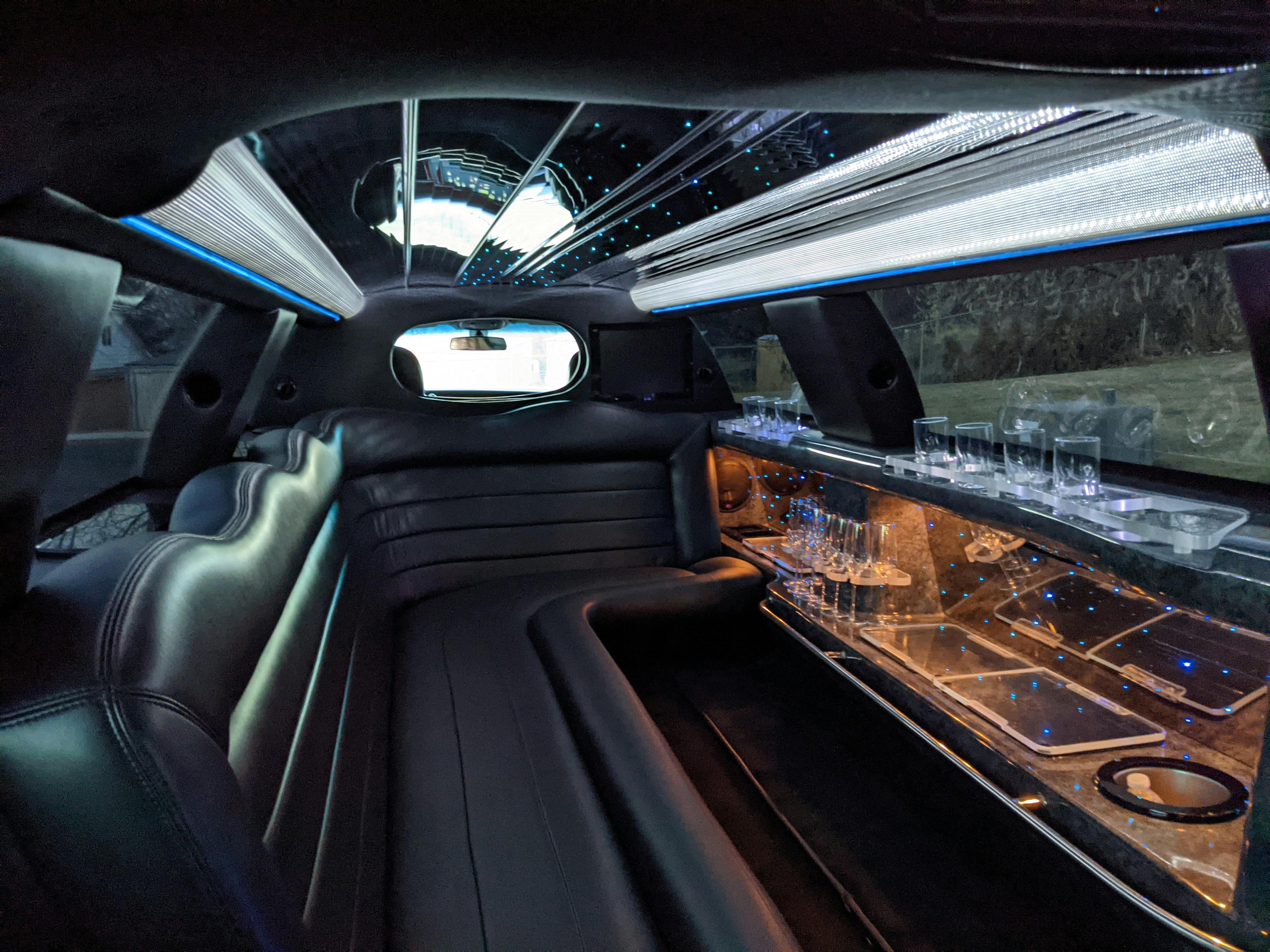 Luxury limousine fleet in Phoenix, Arizona showcasing our premium transportation services